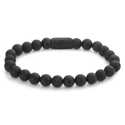 REBEL & ROSE REBEL & ROSE Armband |Mad Panther - All-Black | 8 mm