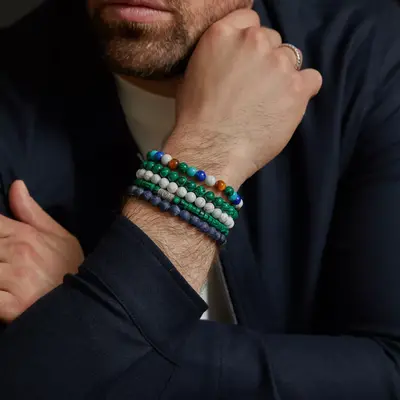 REBEL & ROSE REBEL & ROSE Armband |Matt Midnight| 8 mm