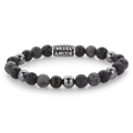 REBEL & ROSE REBEL & ROSE Armband |Grey Rocks Vintage| 8 mm