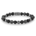 REBEL & ROSE REBEL & ROSE Armband |Grey Rocks Vintage| 8 mm