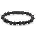 REBEL & ROSE REBEL & ROSE Armband |Variations Black| 8 mm