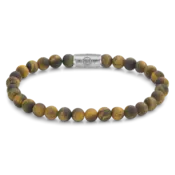 REBEL & ROSE REBEL & ROSE Armband | Matt Tiger Lily | 6 mm