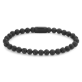 REBEL & ROSE REBEL & ROSE Armband |Mad Panther - All-Black | 6 mm
