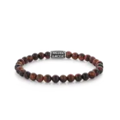 REBEL & ROSE RREBEL & ROSE Armband |Tiger Red Vintage| 6 mm
