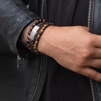 REBEL & ROSE REBEL & ROSE Armband | Tiger Lily | 6 mm