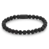 REBEL & ROSE REBEL & ROSE Armband | Black Moon - All-Black | 6 mm