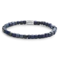 REBEL & ROSE REBEL & ROSE Armband | Roll The Dice - Lapis Lazuli | 4 mm