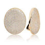 SPARKLING SPARKLING Oorbellen | Fuse Oorbellen CZ | Christmas Special Goudkleurig