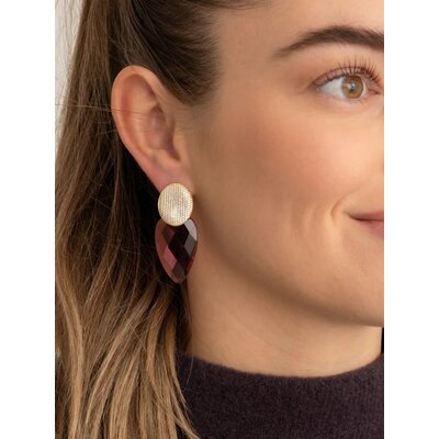 SPARKLING SPARKLING Oorbellen | Fuse Oorbellen CZ | Christmas Special Goudkleurig