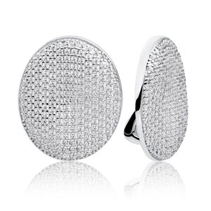 SPARKLING SPARKLING Oorbellen | Fuse Oorbellen CZ | Christmas Special Zilver
