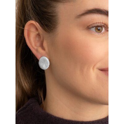 SPARKLING SPARKLING Oorbellen | Fuse Oorbellen CZ | Christmas Special Zilver