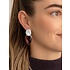 SPARKLING SPARKLING Oorbellen | Fuse Oorbellen CZ | Christmas Special Zilver