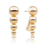 SPARKLING SPARKLING Oorbellen | Bubble Pushback oorbellen | Verguld