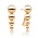 SPARKLING SPARKLING Oorbellen | Bubble Pushback oorbellen | Verguld