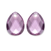 SPARKLING SPARKLING Oorbellen | Edelstenen | Aubergine Quartz Afterglow