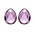 SPARKLING SPARKLING Oorbellen | Edelstenen | Aubergine Quartz Afterglow