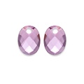 SPARKLING SPARKLING Oorbellen | Edelstenen | Aubergine Quartz Medium Oval
