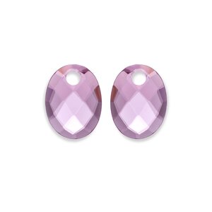 SPARKLING SPARKLING Oorbellen | Edelstenen | Aubergine Quartz Medium Oval
