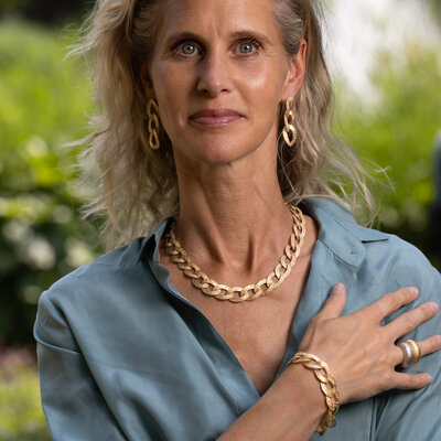 SANJOYA SANJOYA  Ketting | SCHAKELKETTING | VERGULD | L1122004