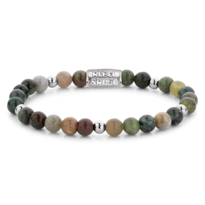 REBEL & ROSE REBEL & ROSE Armband | Indian Summer | 6 mm  | RR-60123-S