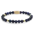 REBEL & ROSE REBEL & ROSE Armband | Midnight Blue | 6 mm | RR-60137-G