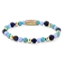 REBEL & ROSE REBEL & ROSE Armband | Winter Blues | 6 mm  | RR-60043-G