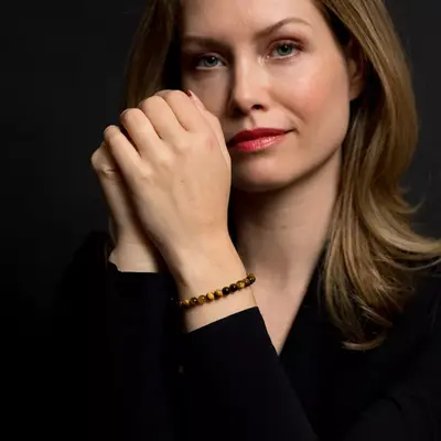 REBEL & ROSE REBEL & ROSE Armband | Tiger Lily | 6 mm | RR-60120-G