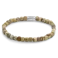 REBEL & ROSE REBEL & ROSE Armband | Roll The Dice Woodstock | 4 mm