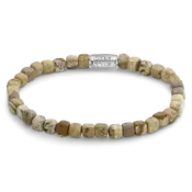 REBEL & ROSE REBEL & ROSE Armband | Roll The Dice Woodstock | 4 mm