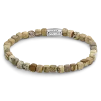 REBEL & ROSE REBEL & ROSE Armband | Roll The Dice Woodstock | 4 mm