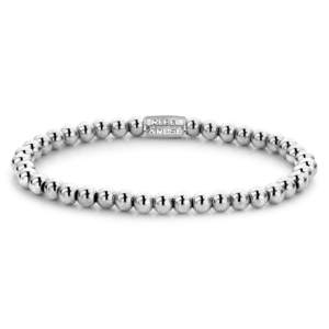 REBEL & ROSE REBEL & ROSE Armband | Silver Shine | 4 mm