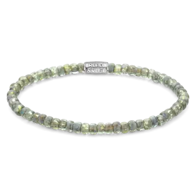 REBEL & ROSE REBEL & ROSE Armband | Glass Rocks Secret Garden | 4 mm
