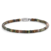 REBEL & ROSE REBEL & ROSE Armband | Slices Indian Summer| 4 mm | RR-40082-S