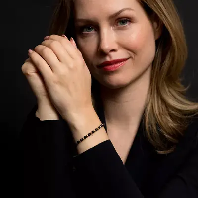 REBEL & ROSE REBEL & ROSE Armband | Mix Black Madonna | Agaat | 4 mm | RR-40061-G