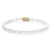 REBEL & ROSE REBEL & ROSE Armband | Pearl Gem | 4 mm | RR-40149-G
