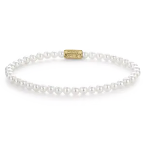 REBEL & ROSE REBEL & ROSE Armband | Pearl Gem | 4 mm