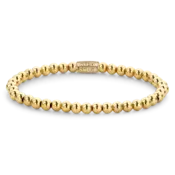 REBEL & ROSE REBEL & ROSE Armband | Goudkleurig | 4 mm | RR-40038-G