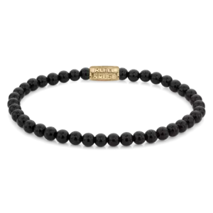 REBEL & ROSE REBEL & ROSE Armband  | Black Velvet | 4 mm