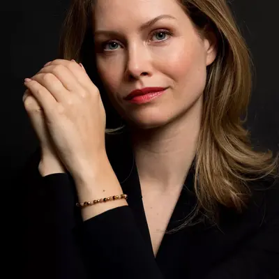 REBEL & ROSE REBEL & ROSE Armband | Sunset Beach | Goldplated | 4 mm | RR-40140-G