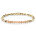 REBEL & ROSE REBEL & ROSE Armband | Sunstone meets Yellow | 4 mm