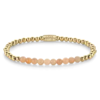 REBEL & ROSE REBEL & ROSE Armband | Sunstone meets Yellow | 4 mm