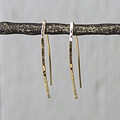 JEH JEWELS JEH JEWELS Oorbellen | Oorhanger lang Goldfilled hamerslag