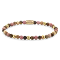REBEL & ROSE REBEL & ROSE Armband | Winter Glow | Goldplated | 4 mm