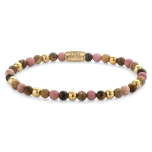 REBEL & ROSE REBEL & ROSE Armband | Winter Glow | Goldplated | 4 mm