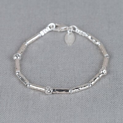 JEH JEWELS JEH JEWELS Armband | Buisjes Balletjes Zilver | 21313