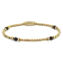 REBEL & ROSE REBEL & ROSE Armband | Touch of Black Glam Rocks | 4 mm | RR-40151-G