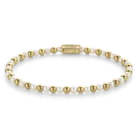 REBEL & ROSE REBEL & ROSE Armband | Mix Pearl Gem | 4 mm