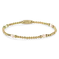 REBEL & ROSE REBEL & ROSE Armband | Touch of Pearl Gem | 4 mm