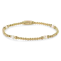 REBEL & ROSE REBEL & ROSE Armband | Touch of Pearl Gem | 4 mm
