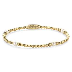 REBEL & ROSE REBEL & ROSE Armband | Touch of Pearl Gem | 4 mm